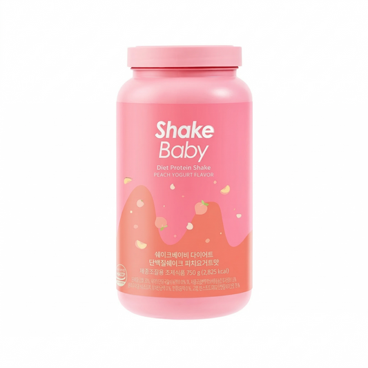 Shake Baby 韓國代餐奶昔 (蜜桃乳酪味)|膠原蛋白益生菌玻尿酸|輕鬆瘦身|極速減重